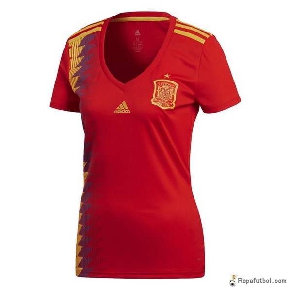 Camiseta España Replica Primera Ropa Mujer 2018